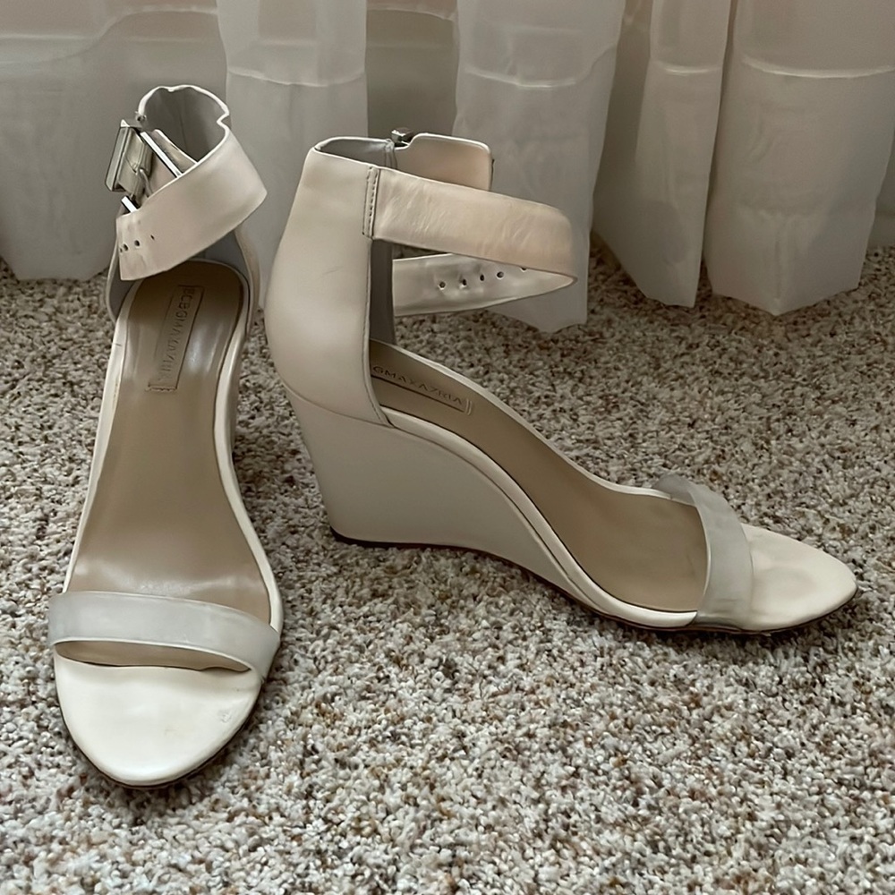 BCBG MaxAzria wedge sandals